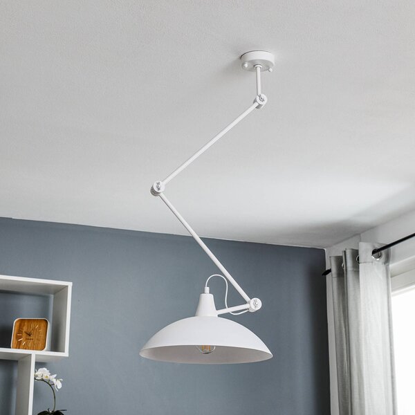 Plafoniera soffitto 808 ALDEX, dimmerabile, Bianco / Opale, Soggiorno / Sala da pranzo, Metallo, Moderno, Plafoniera