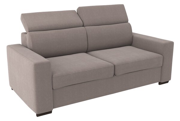 DIVANO TIRANA 2P CON POUF ESTRAIBILE