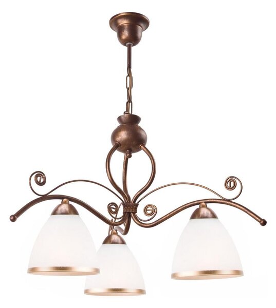 Lampadario a sospensione con catena RETRO II 3xE27/60W/230V