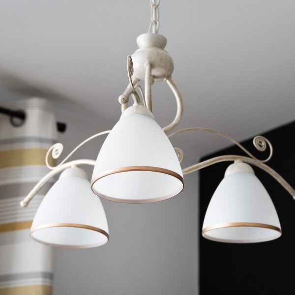 Lampadario a sospensione con catena RETRO II 3xE27/60W/230V