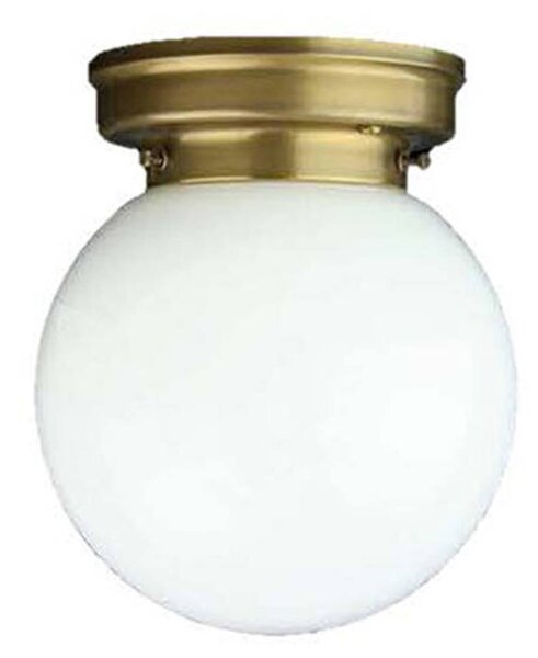 Berliner Messinglampen Plafoniera soffitto D99-115 op B, dimmerabile, Ottone / Oro, Corridoio, Ottone, Antico, Plafoniera