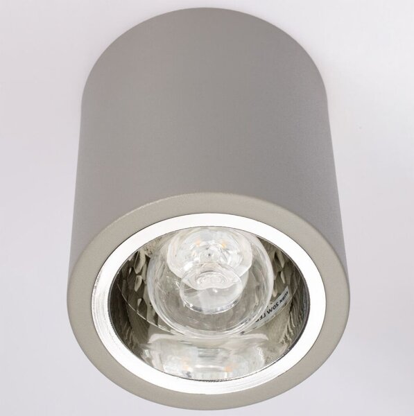 Faretto JUPITER 1xE27/20W/230V diametro 9,8 cm grigio