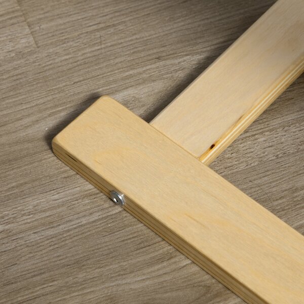 HOMCOM Poltrona Relax Comfort e Relax con Poggiapiedi regolabile sfoderabile 94 x 66,5 x 100 cm Legno Massello Nero