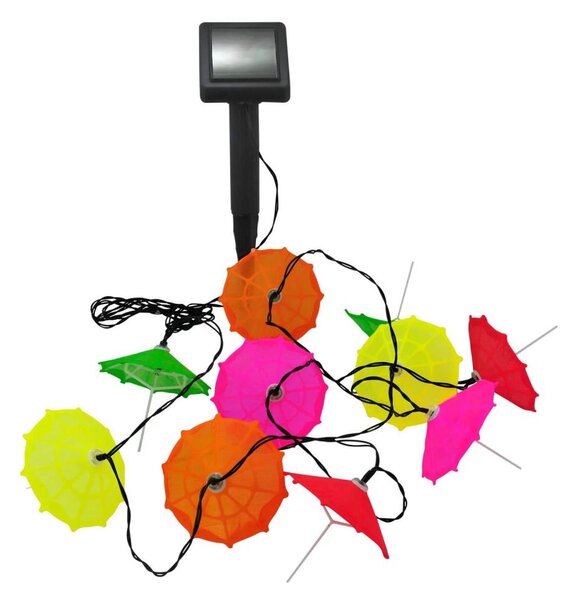 Catena LED solare 10xLED/1,2V 300 mAh 3,8 m IP44 ombrelli