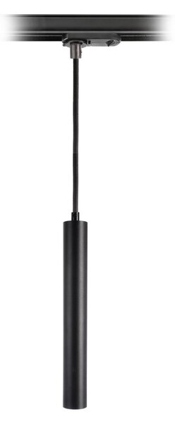 Deko-Light Lampada a sospensione LED Slim, sistema binario monofase, nero, alluminio, 5 W, Slim 1-Phasen, dimmerabile, Nero, Soggiorno / Sala da pranzo, Alluminio, Moderno, Lampada a binario