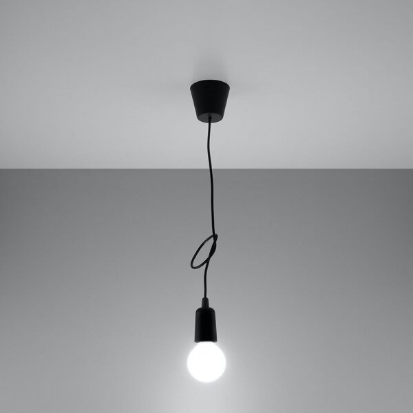 Lampadario a sospensione con filo DIEGO 1xE27/60W/230V