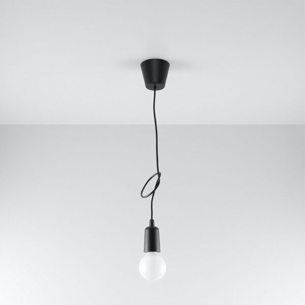 Lampadario a sospensione con filo DIEGO 1xE27/60W/230V