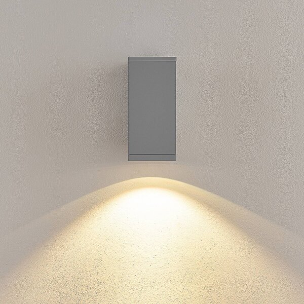 Deko-Light Applique da esterni a LED ShoreLine Pro Square, dimmerabile, Alluminio / Grigio / Zincato, Alluminio, Moderno, Applique LED da esterni
