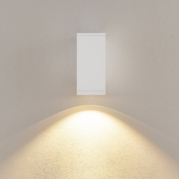 Deko-Light Applique da esterni a LED ShoreLine Pro Square, dimmerabile, Bianco / Opale, Alluminio, Moderno, Applique LED da esterni