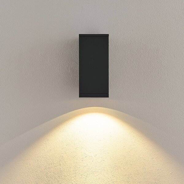 Deko-Light Applique da esterni a LED ShoreLine Pro Square, dimmerabile, Nero, Alluminio, Moderno, Applique LED da esterni