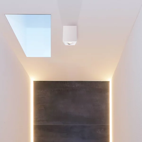 Deko-Light Faretto da soffitto Bengala angolare, bianco, alluminio, GU10, orientabile Bengala, dimmerabile, Bianco / Opale, Soggiorno / Sala da pranzo, Alluminio, Moderno, Faretto alogeno