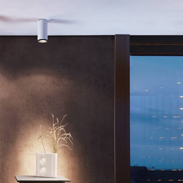 Deko-Light Plafoniera a LED Lucea 6, dimmerabile, Bianco / Opale, Soggiorno / Sala da pranzo, Alluminio, Moderno, Plafoniera LED