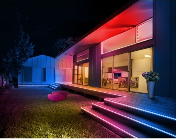 Osram -LED RGB+TW Striscia per esterni dimmerabile SMART+ FLEX 3 m LED/12,5 W/230 V Wi-Fi