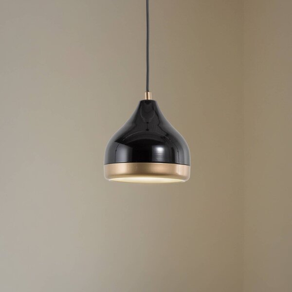Lampada a sospensione Yildo Opviq, dimmerabile, Nero, Soggiorno / Sala da pranzo, Metallo, Moderno, Lampada a sospensione