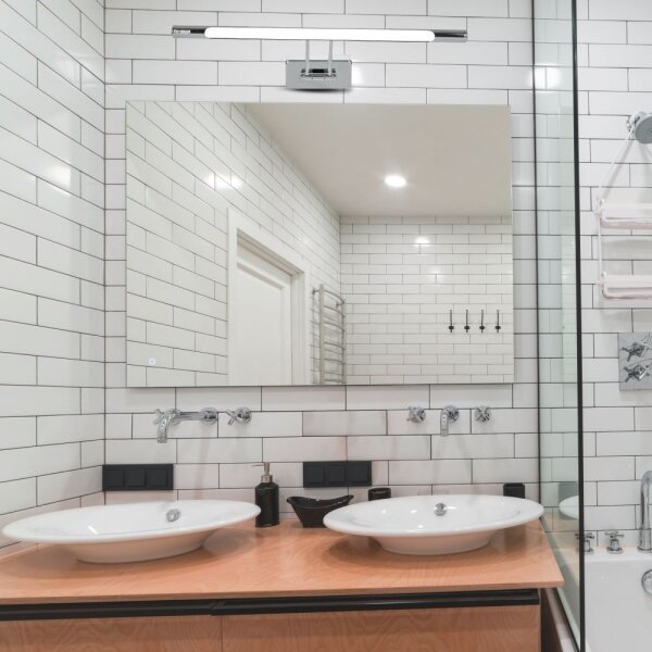 Illuminazione a LED per specchi LED/9W/230V 3000K 50cm cromo lucido