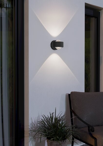 Eglo 98746 - Applique a LED da esterno TREVIOLO 2xLED/2W/230V IP44