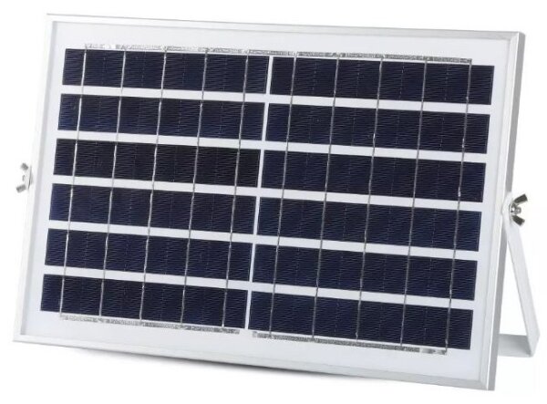 Faretto solare LED dimmerabile 12W 3,2V 6000K IP65 con telecomando