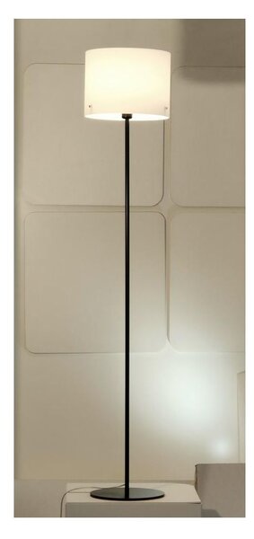 TOM LAMPADA DA TERRA IN METALLO 4 COLORI E DIFFUSORE IN VETRO BIANCO