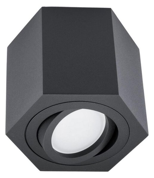 Plafoniera ARENO 1xGU10/30W/230V nera
