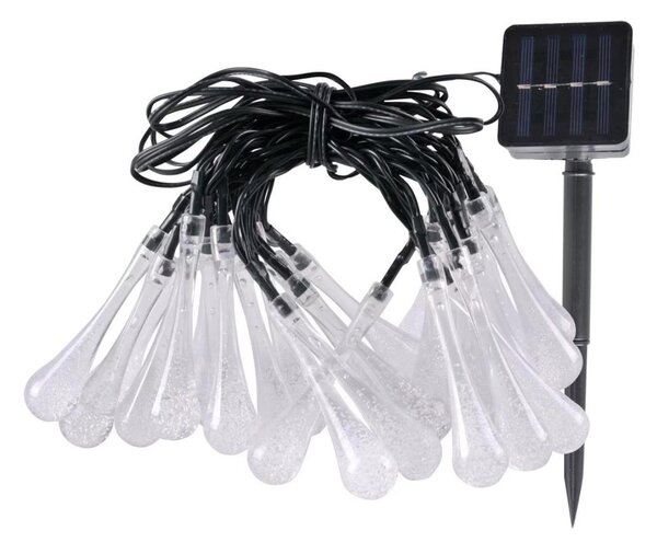 Catena LED solare ICE 30xLED/1,2V 300 mAh IP44