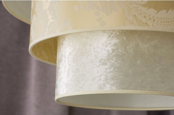 Duolla - Lampadario a sospensione con filo LUNETA 1xE27/40W/230V diametro 45 cm color crema