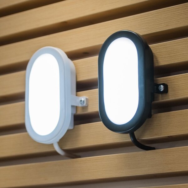 Osram - Applique da esterno LED BULKHEAD LED/11W/230V IP54 nera