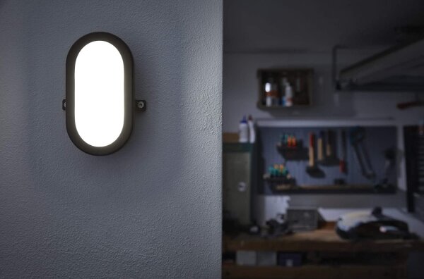 Osram - Applique da esterno LED BULKHEAD LED/11W/230V IP54 nera