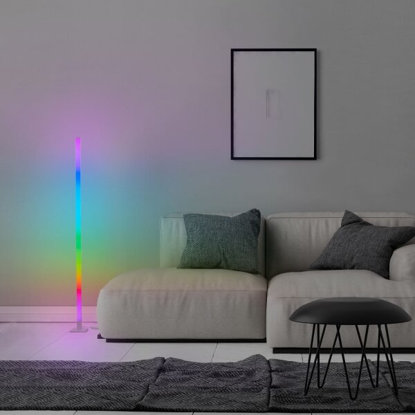 Brilliant - LED RGBW Lampada da terra con dimmer NEELE LED/6,5W/230V bianco + +TC
