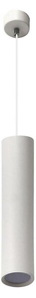 Lampadario a sospensione con filo KARADON 1xGU10/30W/230V 17 cm bianco