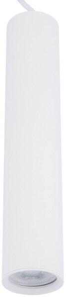 Lampadario a sospensione con filo KARADON 1xGU10/30W/230V 17 cm bianco