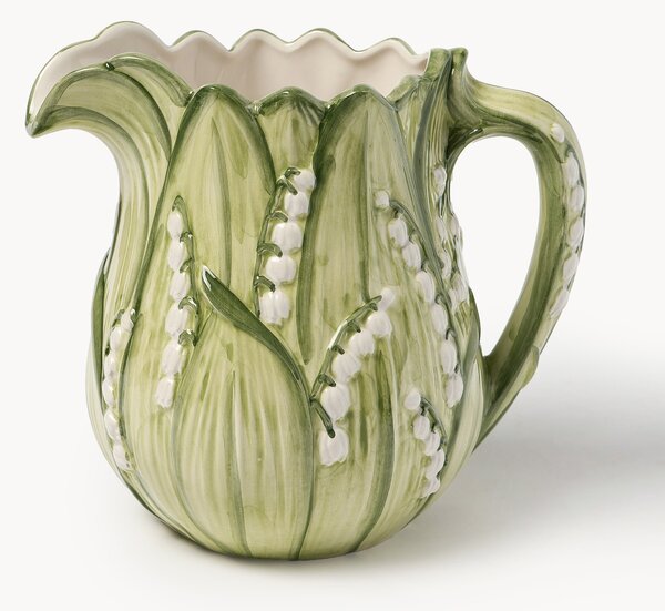 Brocca latte dipinta a mano Lily of the Valley