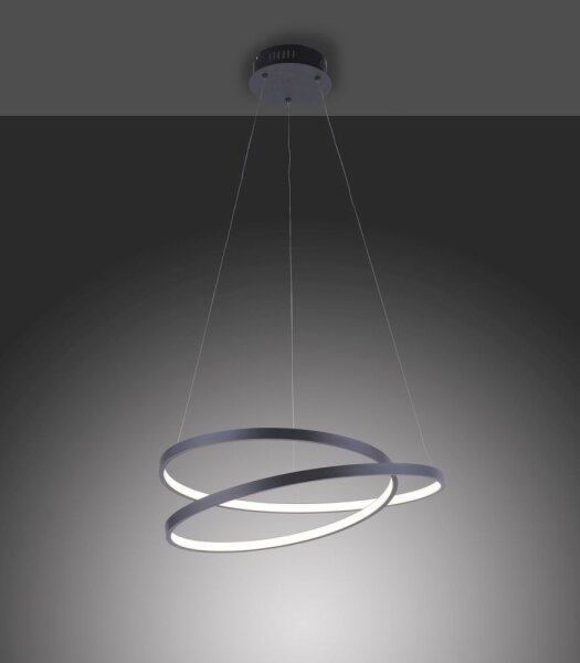 Paul Neuhaus 2472-18 - Lampadario LED dimmerabile su filo ROMAN LED/30W/230V nero