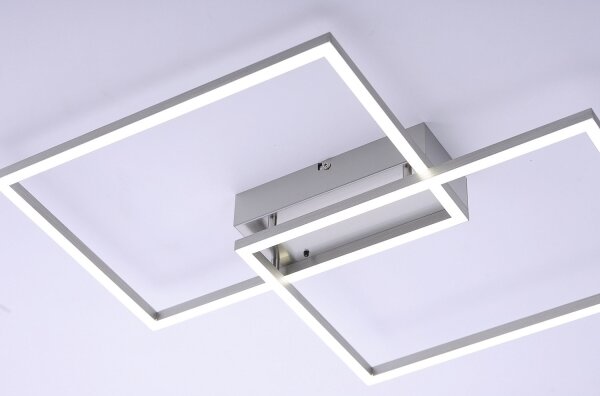 Leuchten Direkt 14018-55 - Lampadario a plafone LED dimmerabile IVEN 2xLED/15W/230V