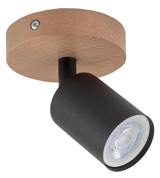 Faretto TOP WOOD 1xGU10/10W/230V nero/legno