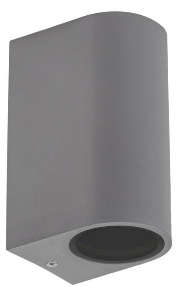 Applique da esterno PARETE 2xGU10/6W/230V IP54 grigia