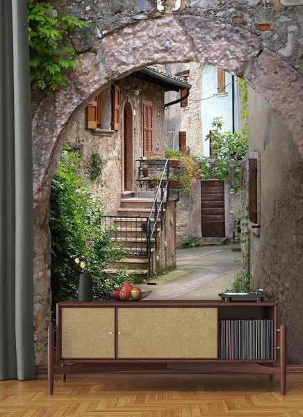 Carta da parati strada italiana, Carta da parati Città, u60588 : Uwalls.it