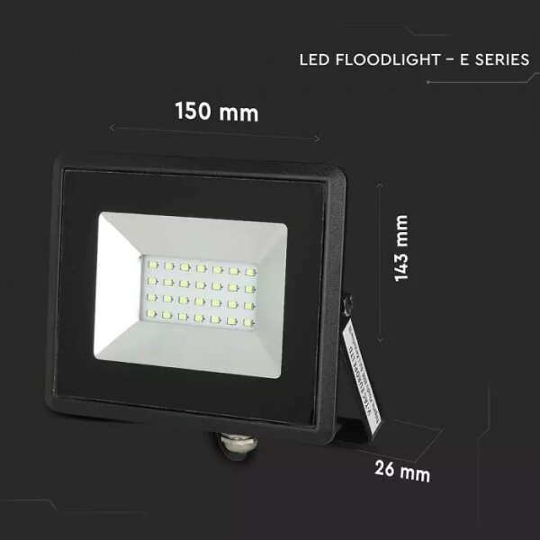 Faretto LED 20W 230V IP65 luce verde