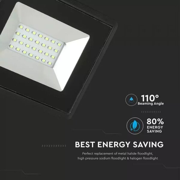 Faretto LED 20W 230V IP65 luce verde