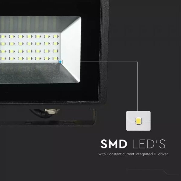 Faretto LED 20W 230V IP65 luce verde