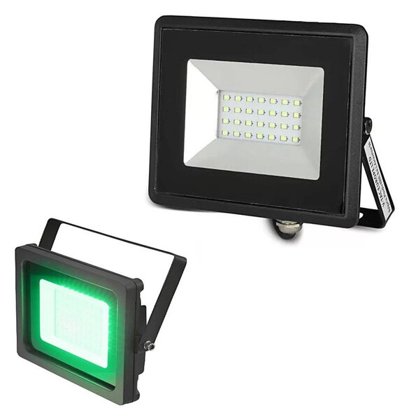 Faretto LED 20W 230V IP65 luce verde