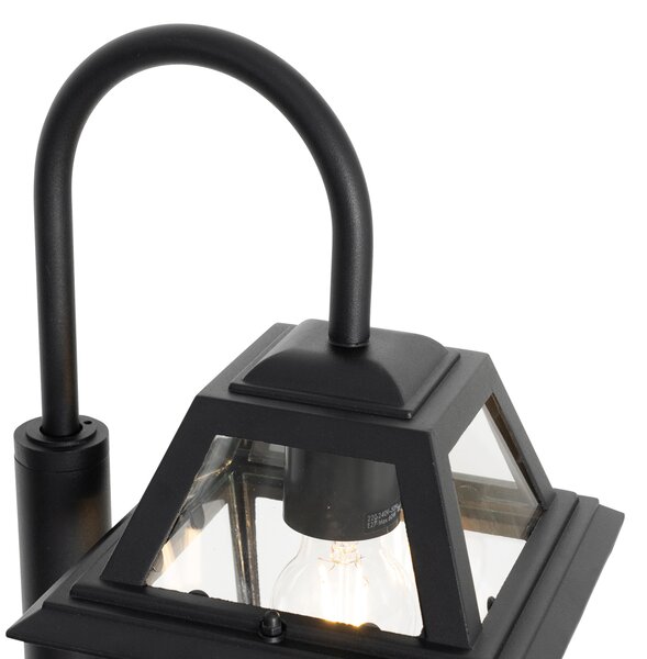 Lanterna da esterno classica nera 135 cm IP44 - Berta