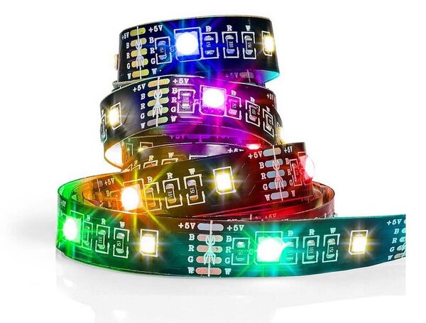 Nedis BTLS20RGBW - Striscia LED RGB Dimmerabile SmartLife 2,4m LED/4W/5V