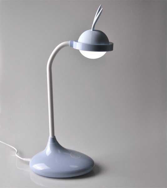 Lampada touch LED per bambini RABBIT LED/0,4W/5V 3000/6500K blu + USB