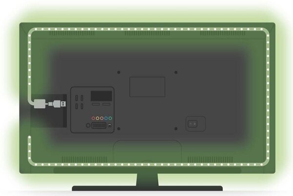 Nedis BTLS20RGBW - Striscia LED RGB Dimmerabile SmartLife 2,4m LED/4W/5V