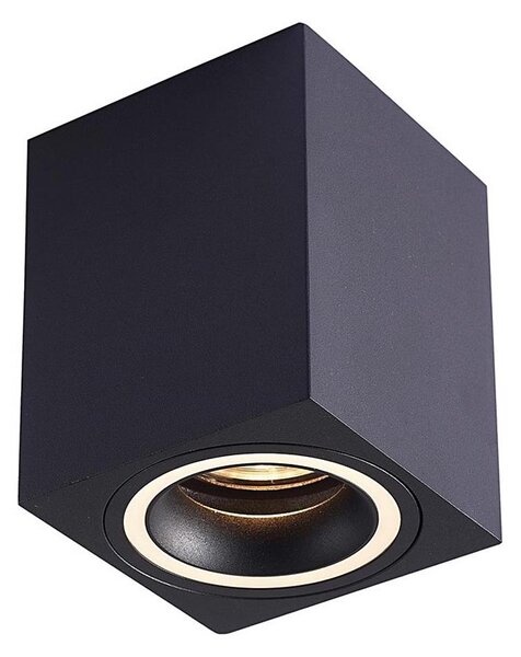 Faretto BIMA 1xGU10/25W/230V quadrato nero