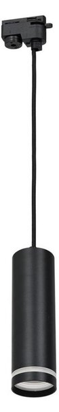 Lampadario su corda per sistema a binario PIPE 1xGU10/25W/230V nero