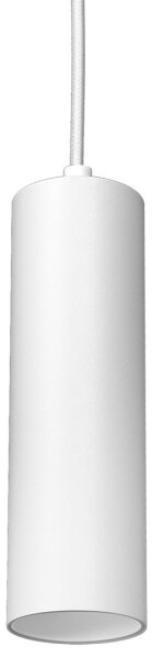 Lampadario su corda per sistema a binario PIPE 1xGU10/25W/230V bianco