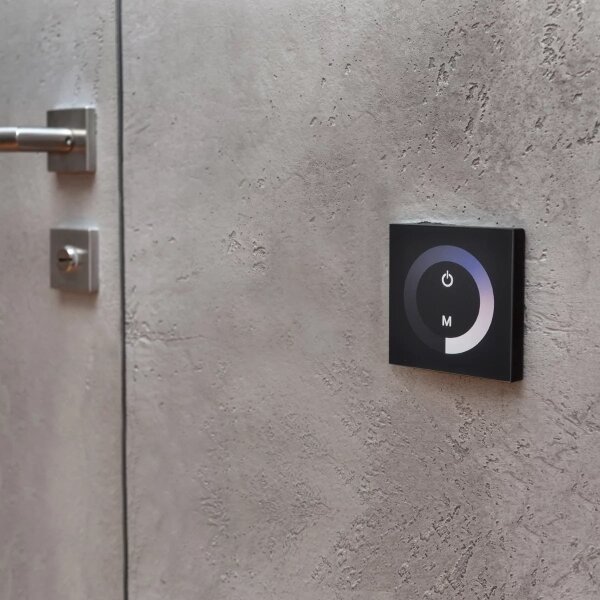Interruttore touch con dimmer per strisce led unicolor 12-24V 4 canali