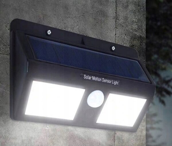 Lampada solare da parete con sensore LED/1,2W/3,7V 1200 mAh IP44