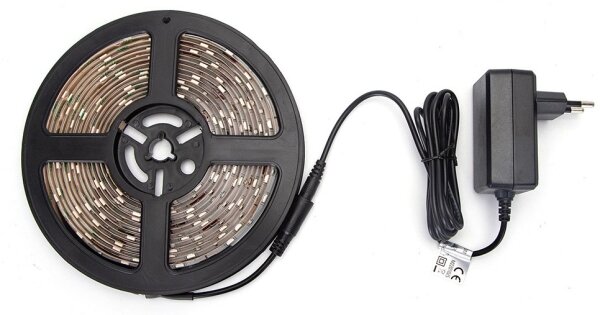 Aigostar - Striscia LED RGB dimmerabile 5 m, 24 W, 12 V/230 V, IP65 + telecomando